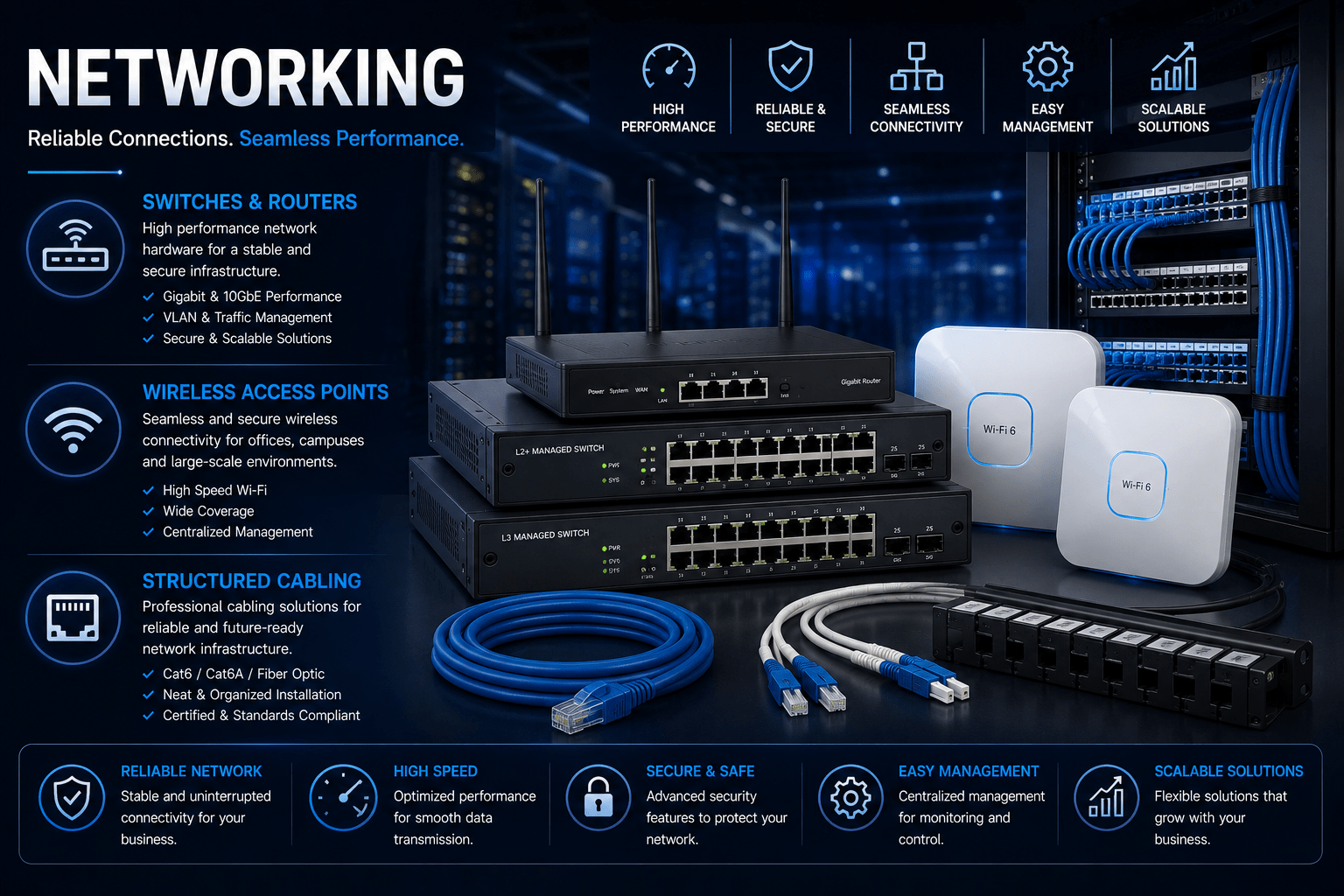 Professional Server and Network Infrastructure