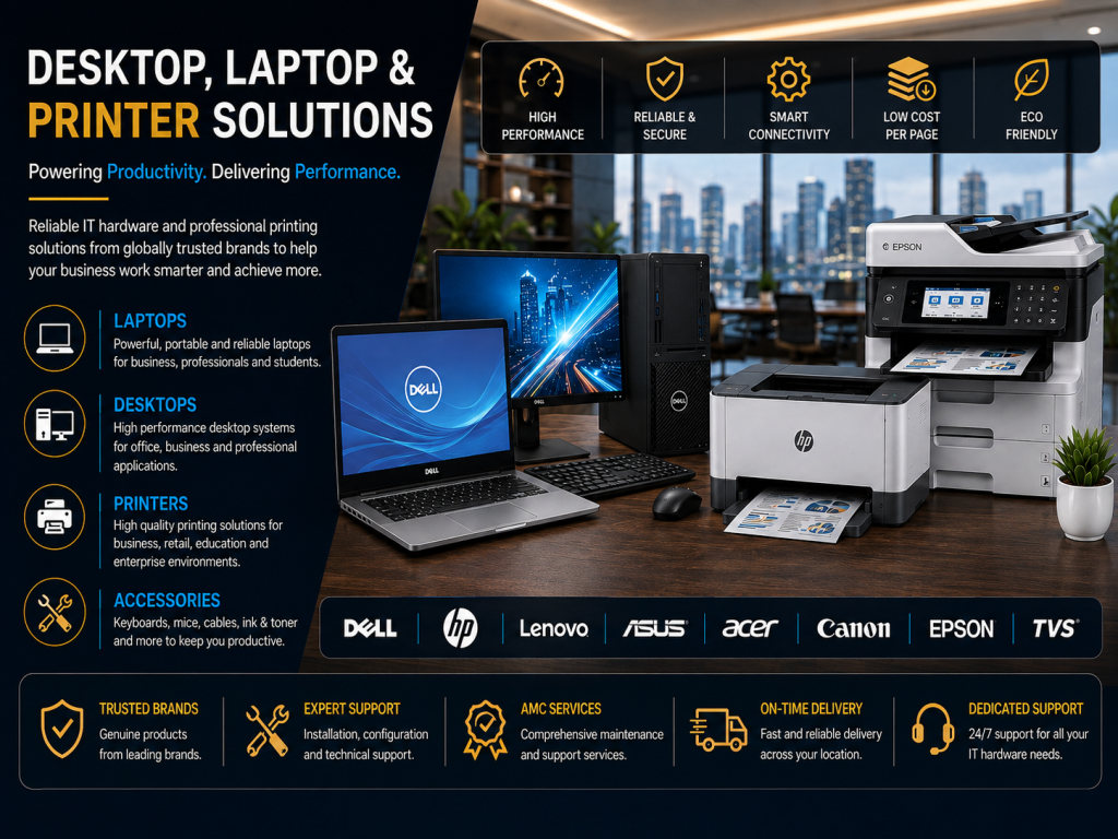 Laptop Desktop and Printer Solutions